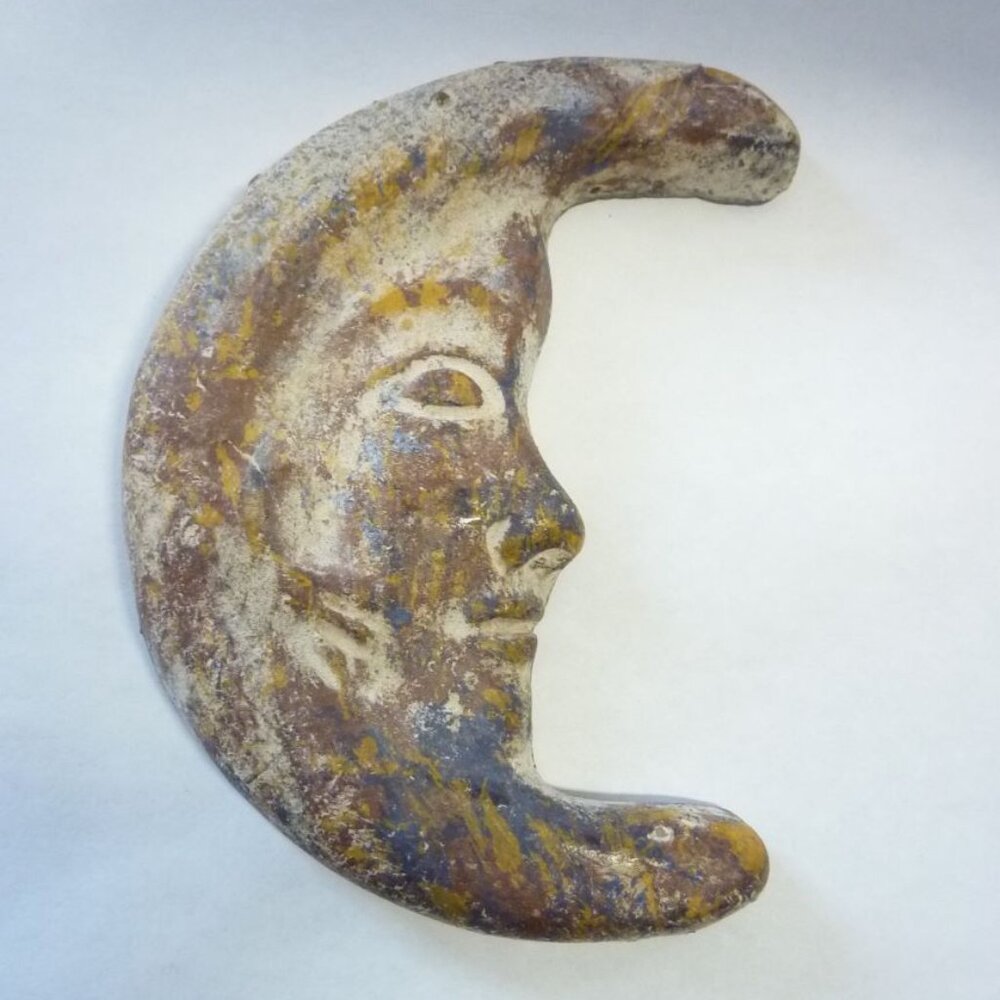Tarra Cotta Moon Wall Art. (6x4.5 inches)